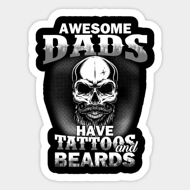 Dads Tattoos And Beards Sticker by KitsuneMask